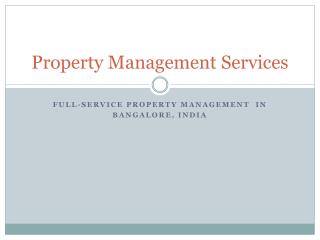 Property Management Services