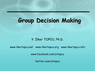 Group Decision Making