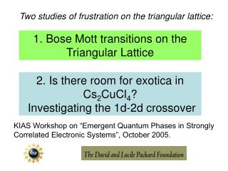 1. Bose Mott transitions on the Triangular Lattice
