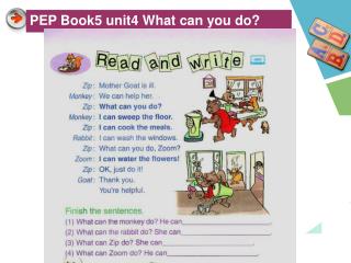 PEP Book5 unit4 What can you do?