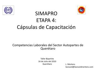 Competencias Laborales del Sector Autopartes de Querétaro