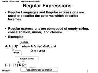 Regular Expressions