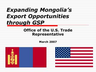 Expanding Mongolia’s Export Opportunities through GSP