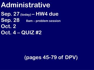 Administrative
