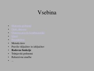 Vsebina