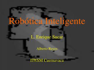 Robótica Inteligente