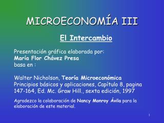 MICROECONOMÍA III