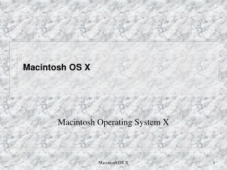 MacOSX