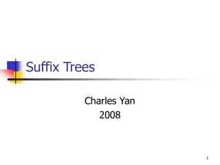Suffix Trees