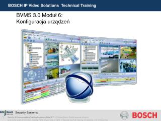 BOSCH IP Video Solutions Technical Training