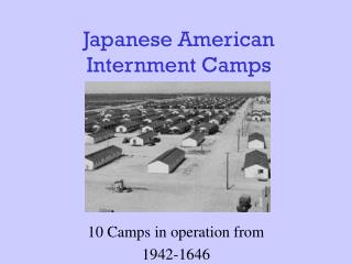 Japanese American Internment Camps