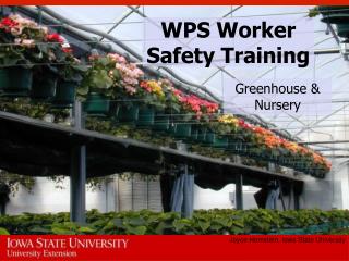 WPS Worker Safety Training