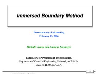 Immersed Boundary Method