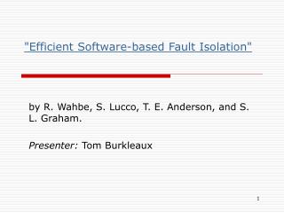 &quot;Efficient Software-based Fault Isolation&quot;