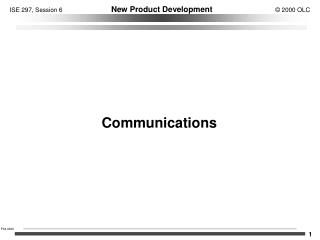 Communications