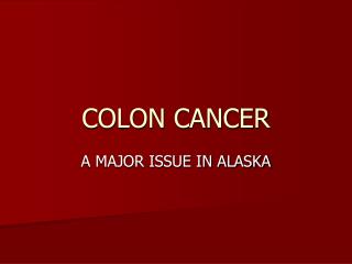 COLON CANCER