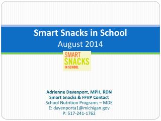 Smart Snacks in School August 2014