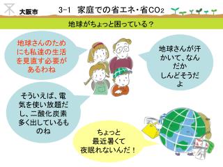 3-1 　家庭での省エネ・省 CO ２