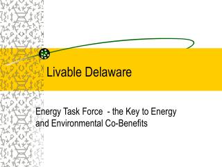 Livable Delaware