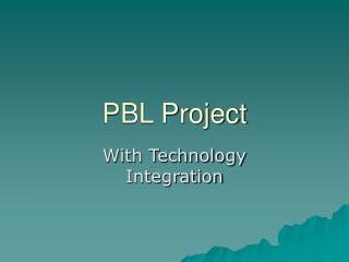 PBL Project