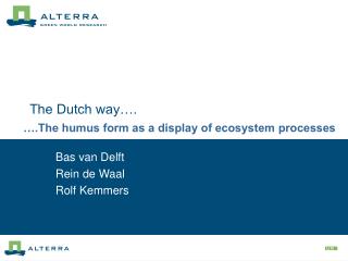 The Dutch way….