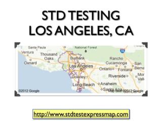 STD Testing Los Angeles