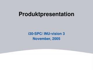 Produktpresentation