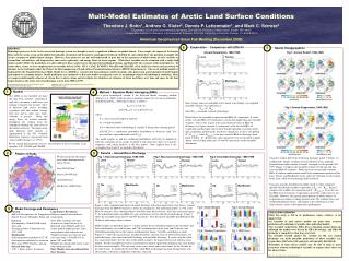 Multi-Model Estimates of Arctic Land Surface Conditions