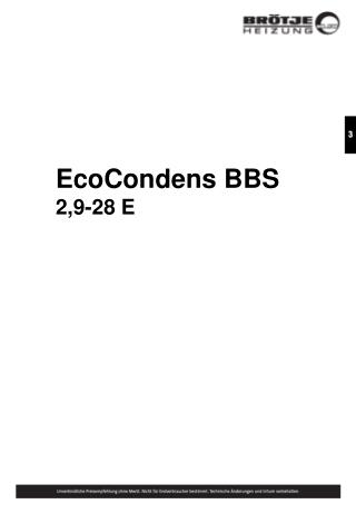 EcoCondens BBS 2,9-28 E