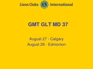 GMT GLT MD 37
