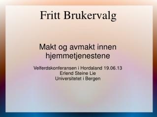 Fritt Brukervalg