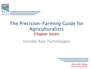 The Precision-Farming Guide for Agriculturalists Chapter Seven