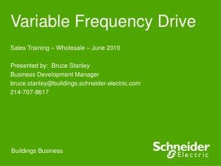 Variable Frequency Drive