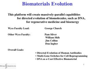 Biomaterials Evolution