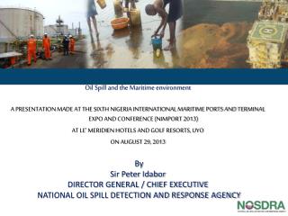 Oil Spill and the Maritime environment