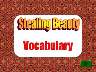 Vocabulary