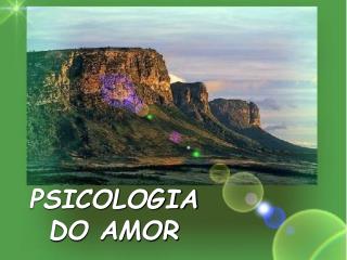 PSICOLOGIA DO AMOR