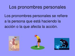 Los pronombres personales