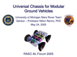 Universal Chassis for Modular Ground Vehicles