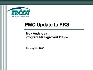 PMO Update to PRS