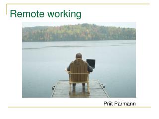 Remote working