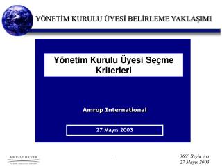 Yönetim Kurulu Üyesi Seçme Kriterleri