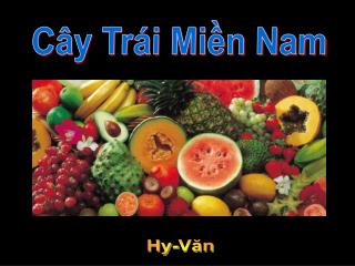 Cây Trái Miền Nam