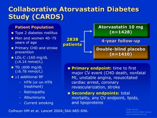 Collaborative Atorvastatin Diabetes Study (CARDS)