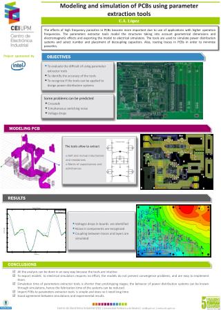 Modeling and simulation of PCBs using parameter extraction tools