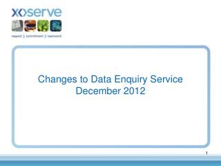 Changes to Data Enquiry Service December 2012