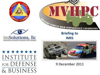 Briefing to IMIS