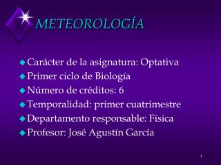 METEOROLOGÍA