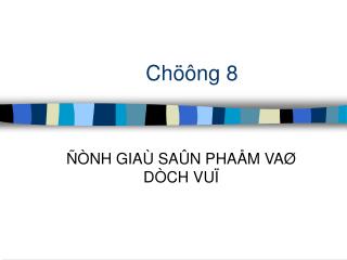 Chöông 8