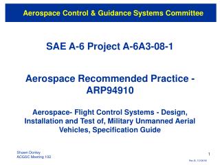 ARP94910 Origins – Project Definition &amp; Approval